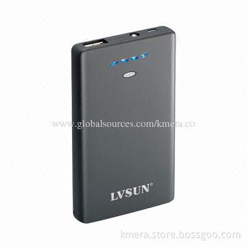3,800mAh Portable Power Bank with 5V/1A USB Output and Advanced 3D Print